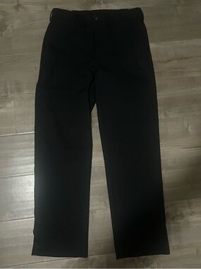 Men’s Classic Straight-Leg Black Dress Pants size 30x30